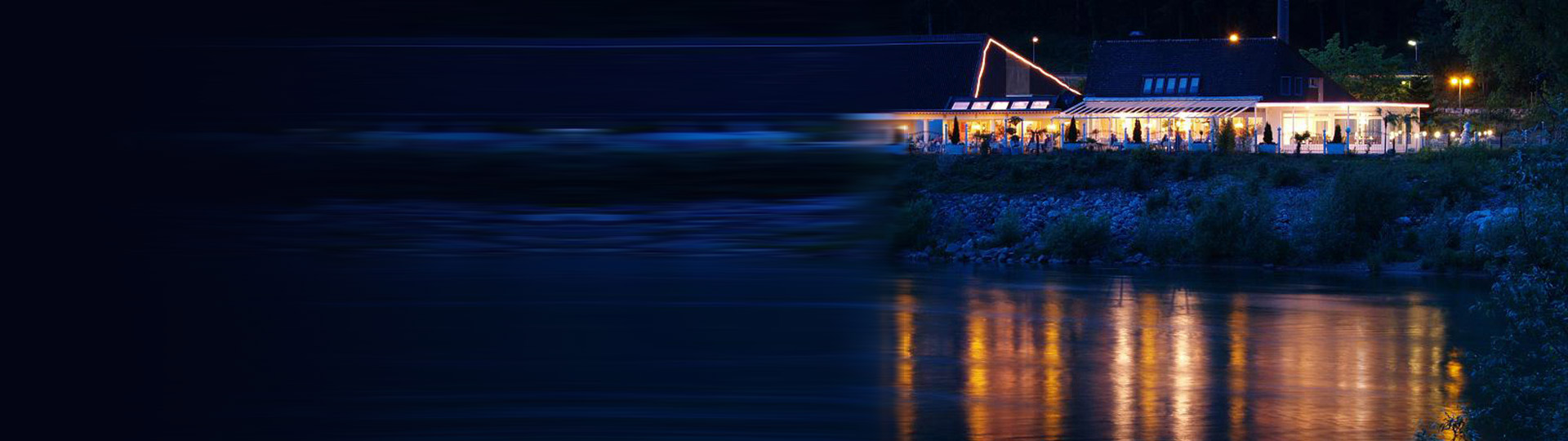 Restaurant Aareblick in der Nacht